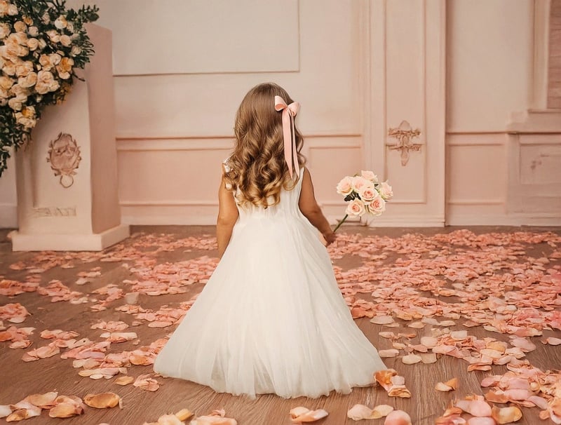 Bride with a veil and headpiece